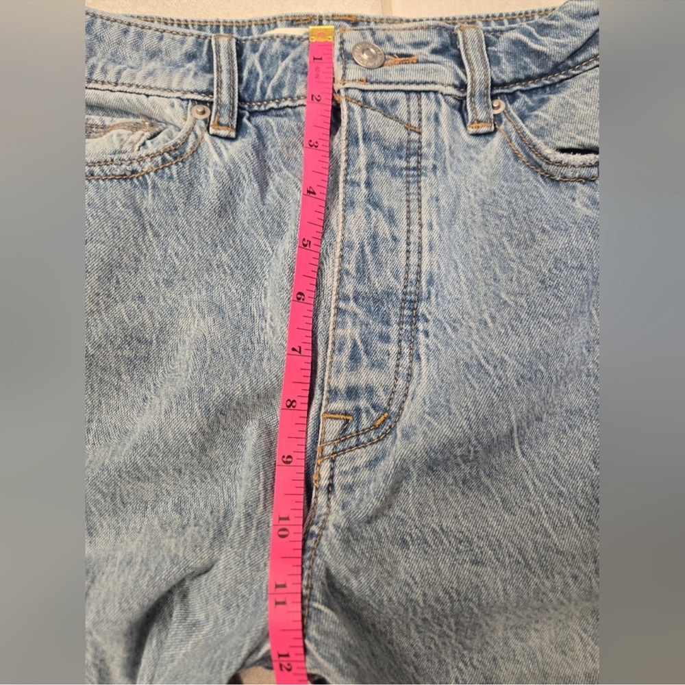 We The Free by Free People High-Rise 90s Boyfriend Distressed Jeans bdg.25 - Picture 10 of 13